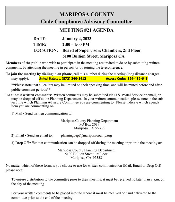 2023 01 04 Code Compliance Advisory Committee 1
