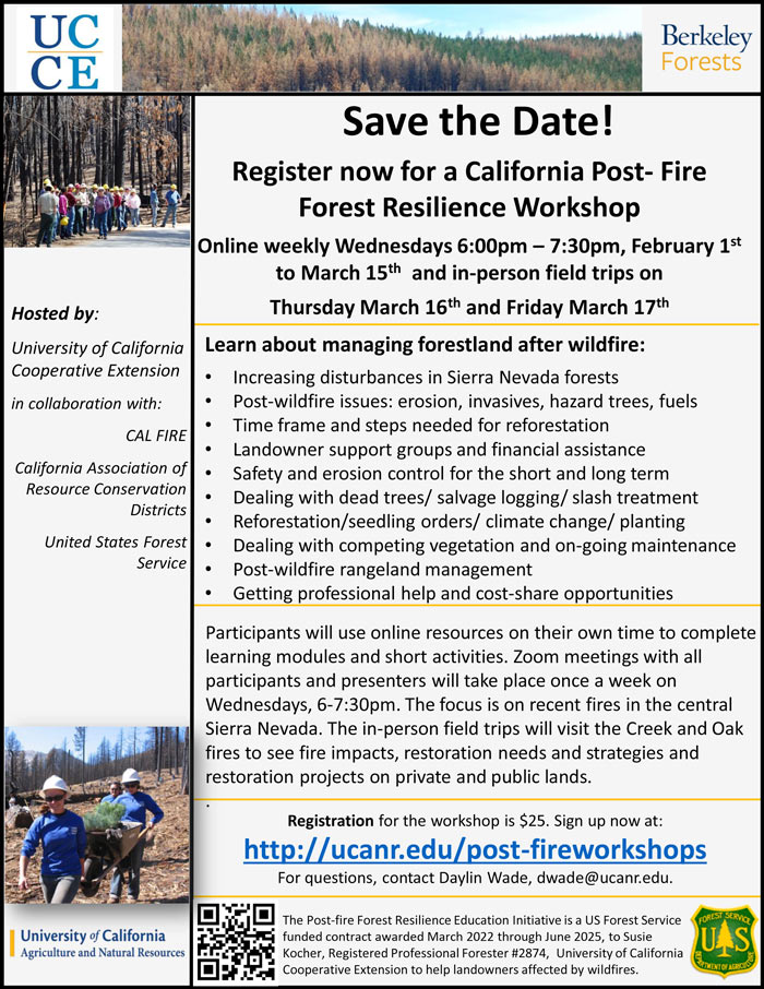 Post Fire Resilience Workshop