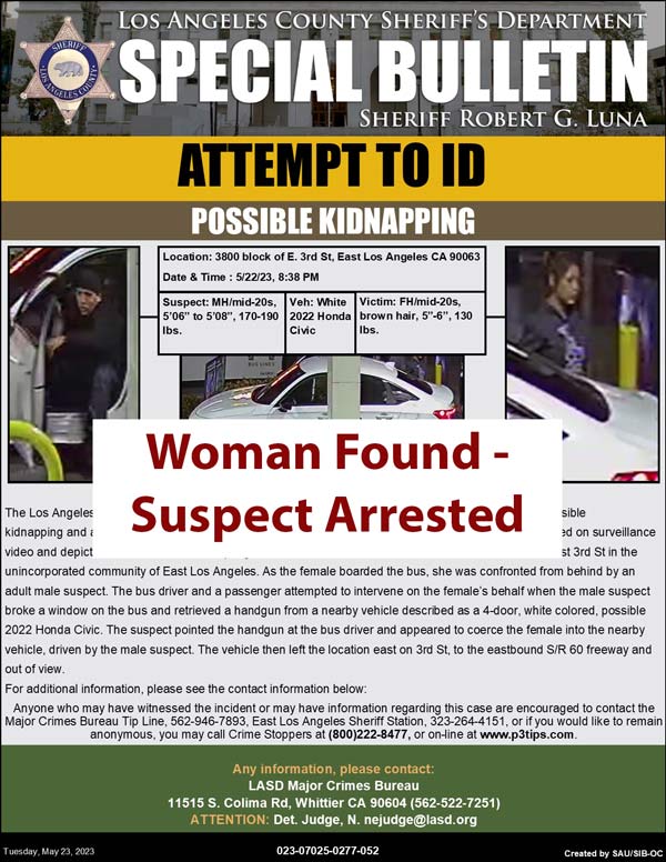 LASD kidnapping bus