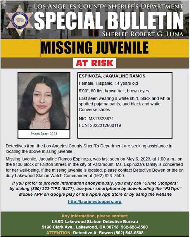 LASD missing