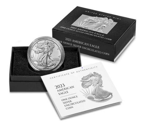 us mint American Eagle 2023 One Ounce Silver Uncirculated Coin