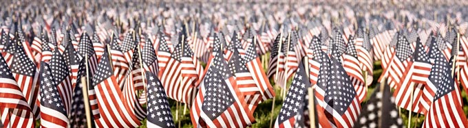 veterans flags