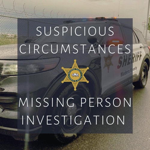 MCSO missing suspicious