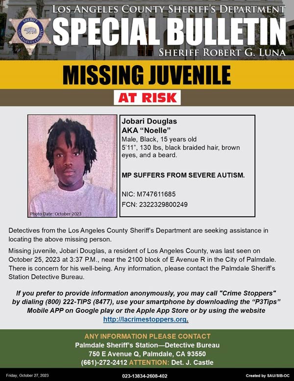 LASD missing Douglas 2