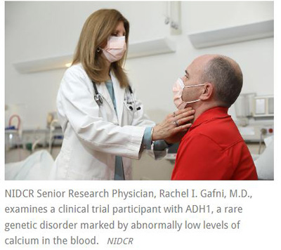NIH dr rachel gafni with patient