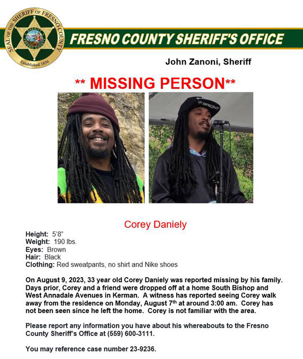 FCSO missing Corey