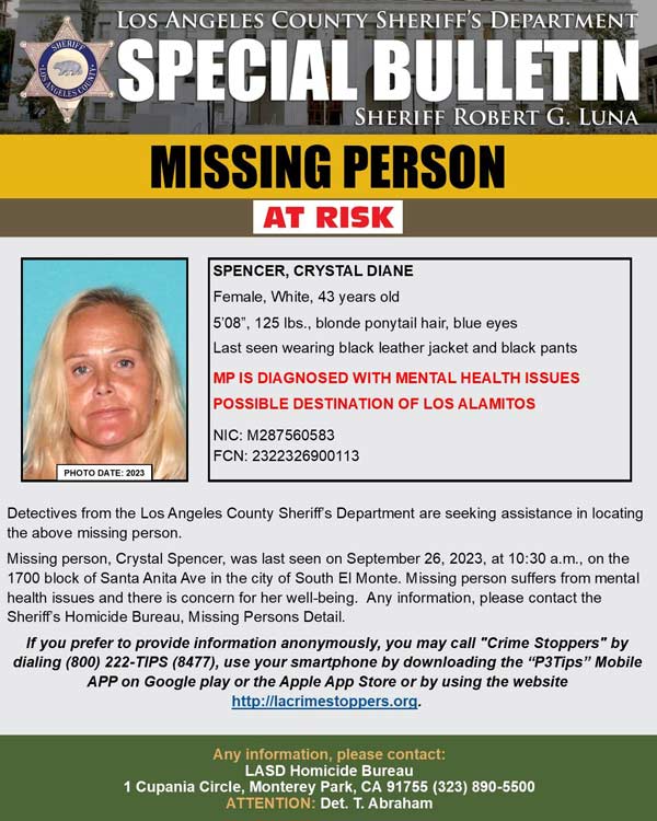 LASD missing Spencer1