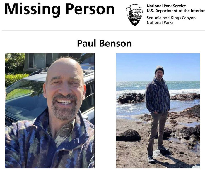 NPS missing Benson sm