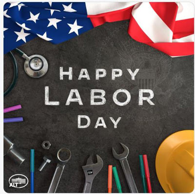 white house labor day graphic