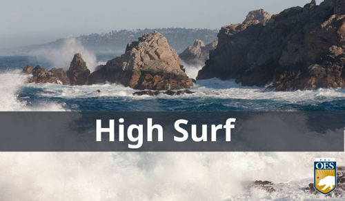 Cal OES high surf advisory