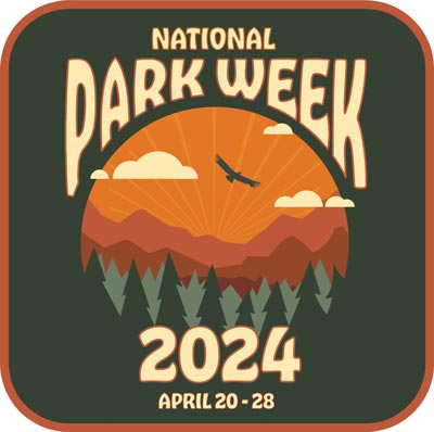 national park week 2024 logo