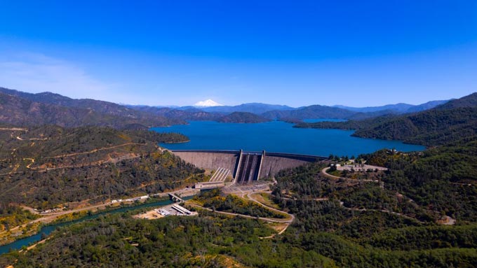 Shasta Dam 2024 dwr