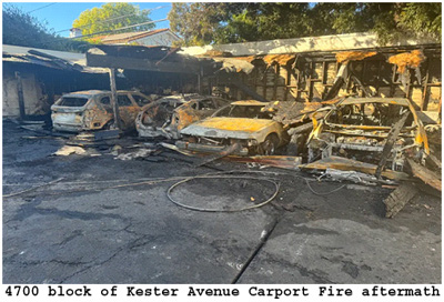 LAPD Sherman Oaks Arson