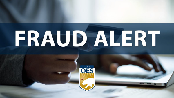 Cal OES Fraud Alert