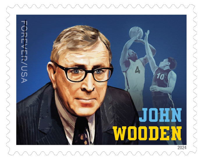 usps dedicates forever stamp honoring ucla coach john wooden 1