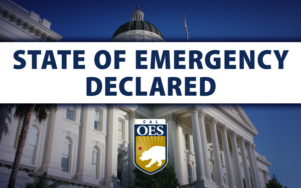 Cal OES State of EmergencyDeclared