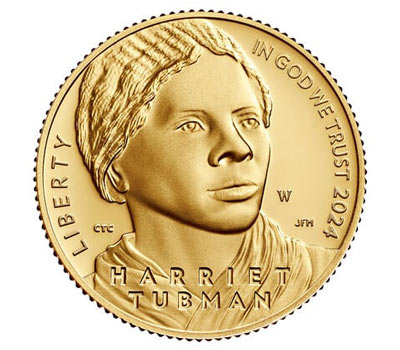 us mint Harriet Tubman 2024 Proof Five Dollar Gold Coin
