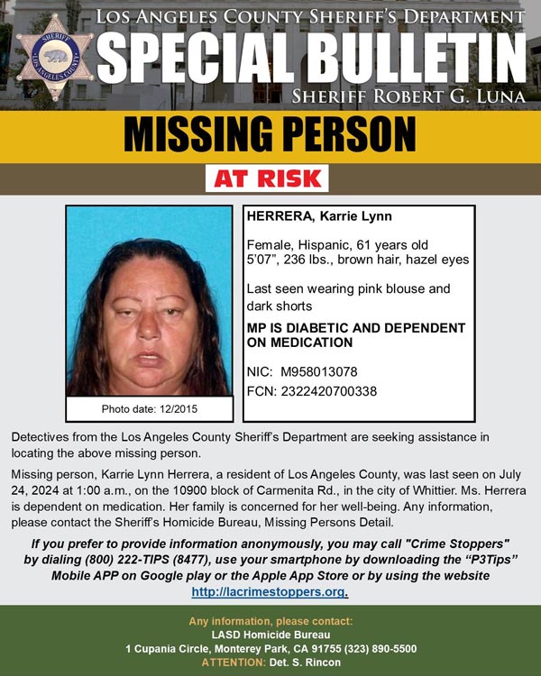 LASD missing Herrera