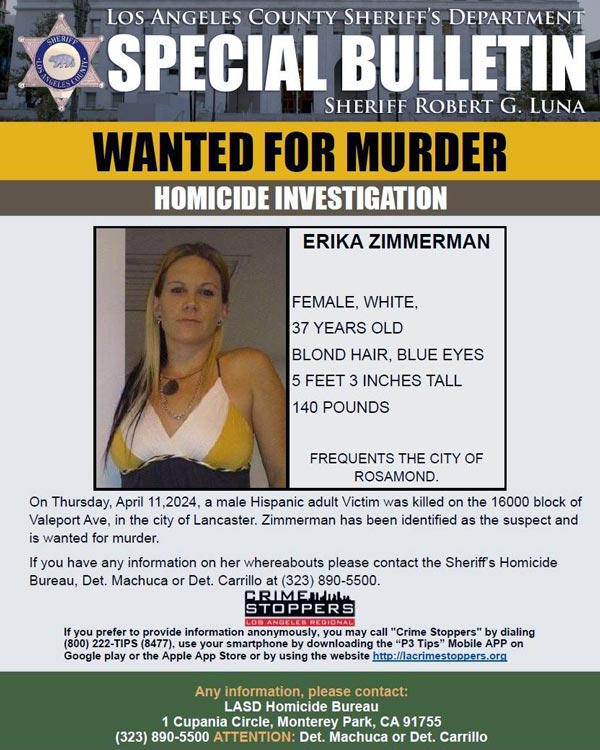 LASD murder Zimmerman