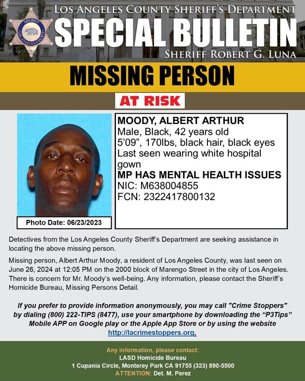 LASD missing Moody