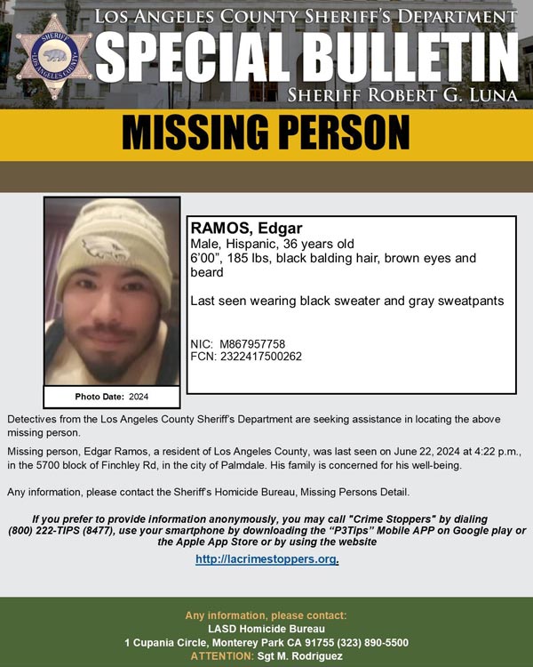 LASD missing Ramos