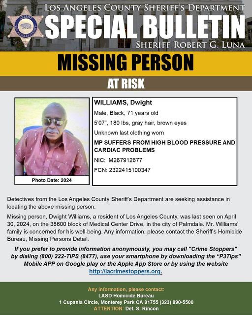 LASD missing Williams