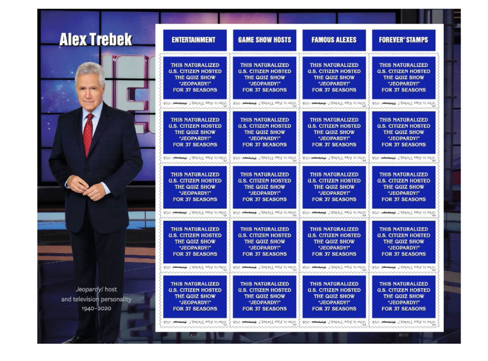 usps will issue a forever stamp honoring alex trebek 1
