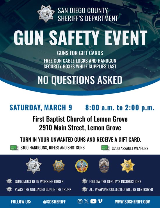 SDSD Gun Safety Event