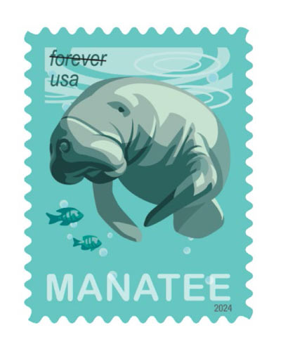 usps new save manatees postage stamp to be issued on manatee appreciation day 1