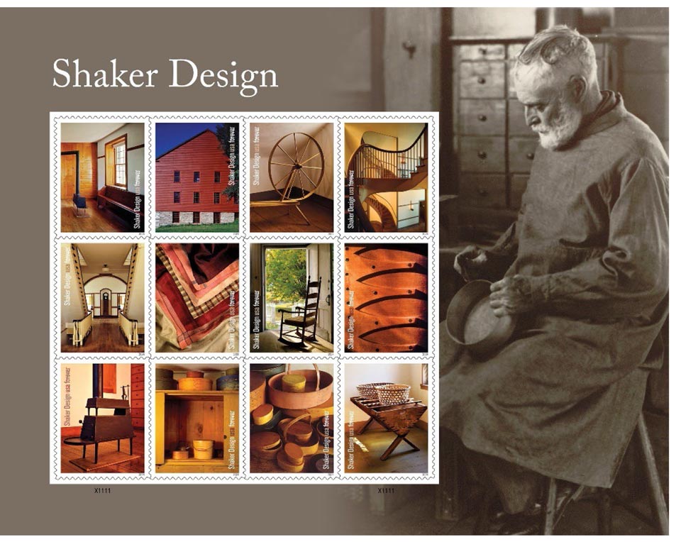 usps shaker design celebrated on new stamps 1