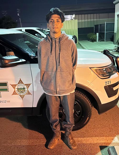 TCSO Orosi arrest