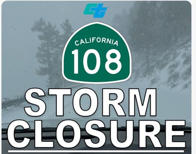 caltrans highway 108 closure