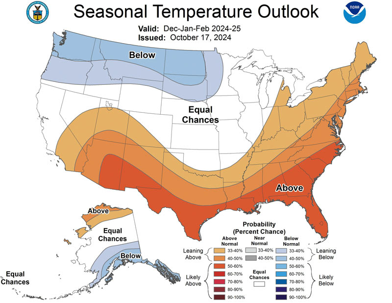 noaa winter outlook seasonal temperature 2024