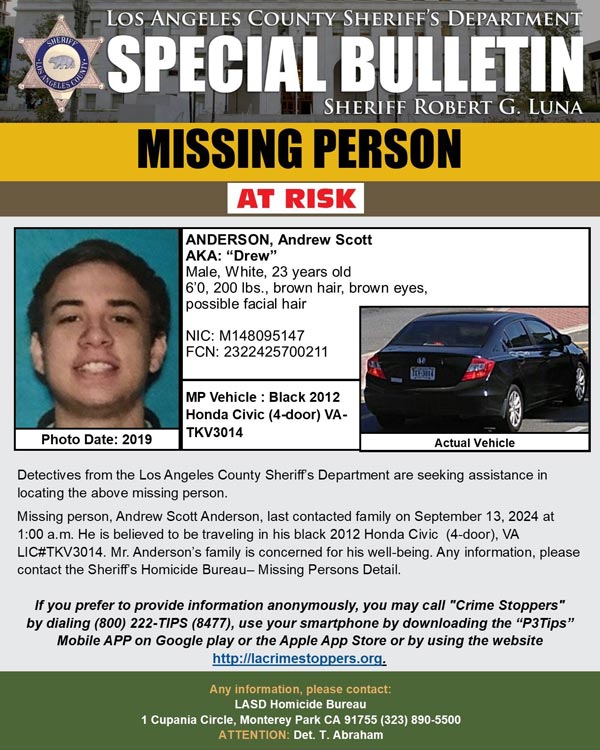 LASD missing Anderson