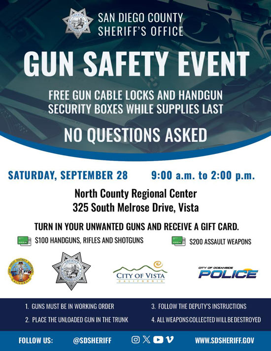 SDSD gun safety event