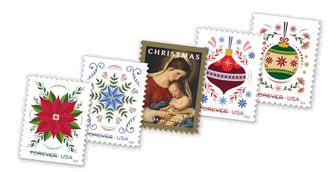 usps unveils festive holiday stamps at national postal museum 1