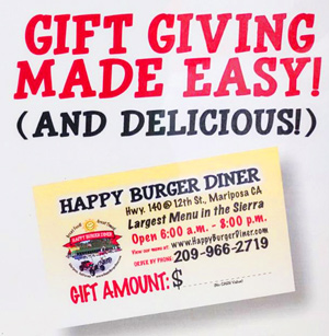 Happy Burger giftcard 300