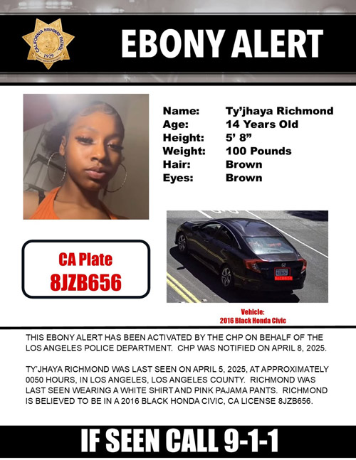 LAPD missing Richmond car