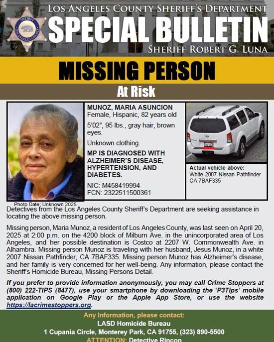 LASD missing Munzo2