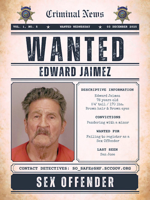 SCSO wanted Jaimez