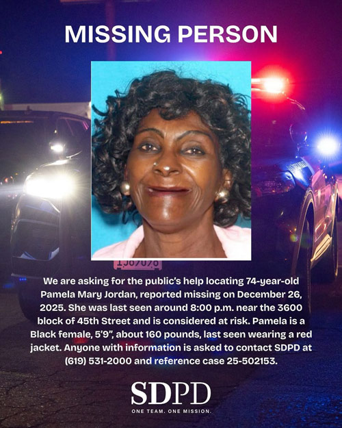 SDPD missing Jordan