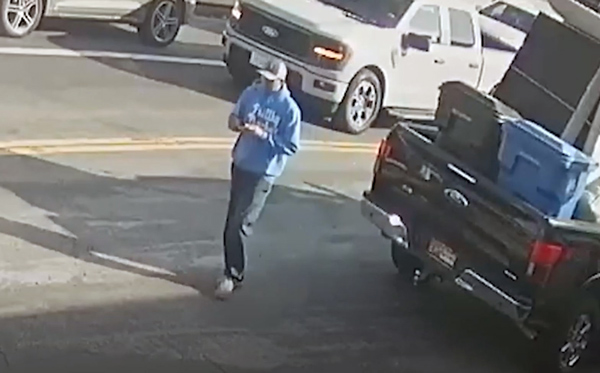 LAPD hit and run truck