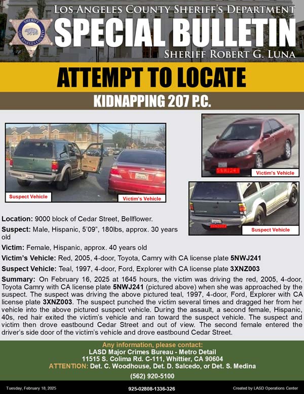 LASD Kidnapping