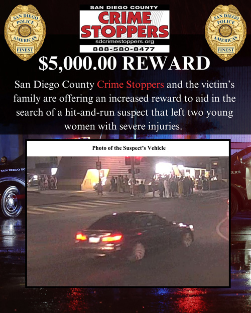 SDPD hit n run 2girls