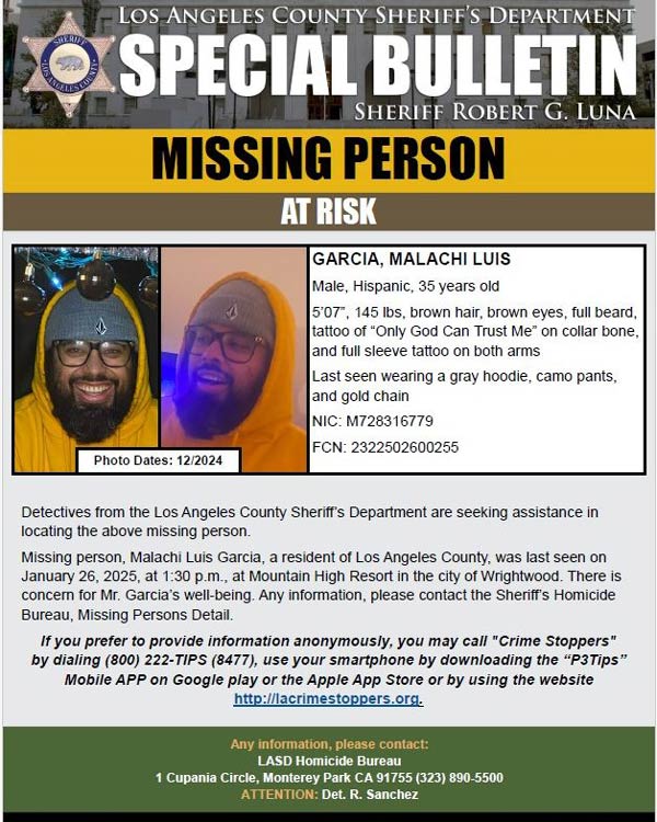 LASD missing Garcia 2