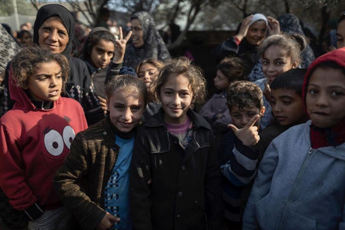 who120 children in gaza following ceasefire announcement