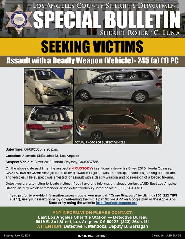 LASD seeking victims