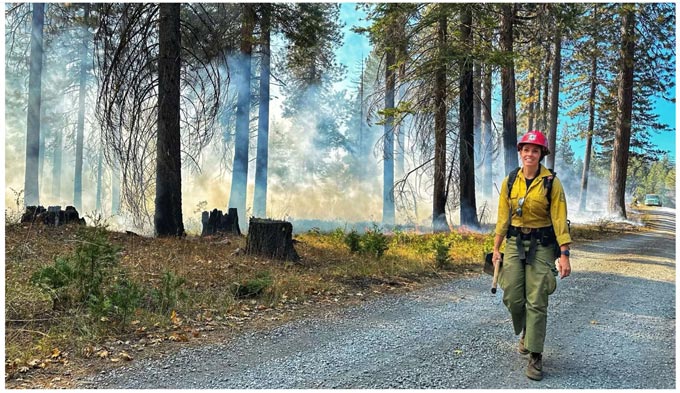 Kaleena Lynde firefighter credit Amanda Taylor