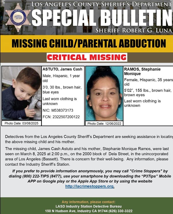 LASD missing Astuto Ramos