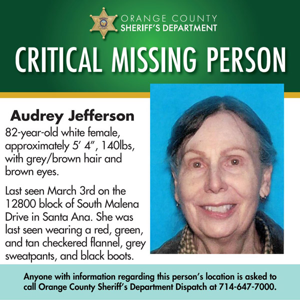 OCSD missing Jefferson